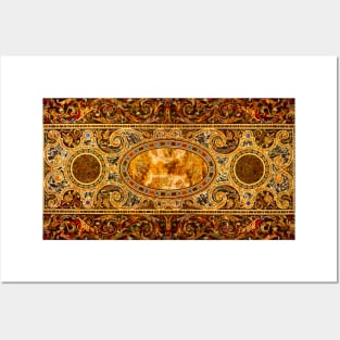 Antique Decorative Italian Gemstone Pattern Posters and Art